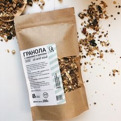 Гранола с семечками и орехами