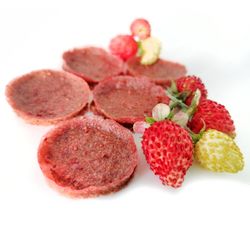 Льняные пастилки "Клубничка", 100г