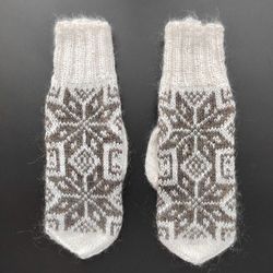 Варежки пуховые