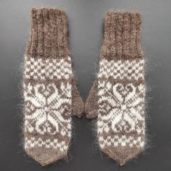 Варежки пуховые
