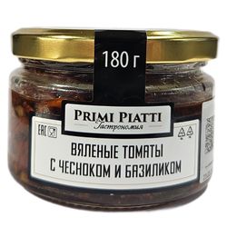 Вяленые томаты с чесноком и базиликом
