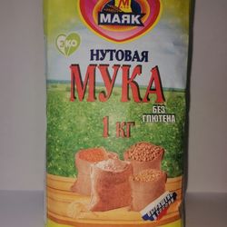 Мука нутовая без глютена, 1 кг