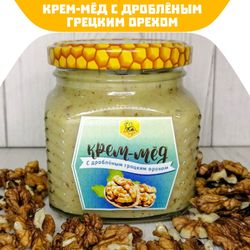 Крем-мёд с грецким орехом