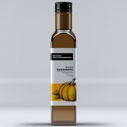 Тыквенное сыродавленное масло 250 мл.