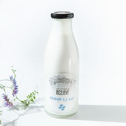 Кефир из коровьего молока фермерский 3,2-4,6 %