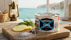 Доброфлот Сайра тихоокеанская натуральная, 245 грамм
