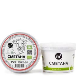 Сметана 25% натуральная