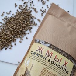 Жмых семян конопли