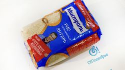 Рис пропаренный Янтарь "Мистраль" 900 грамм