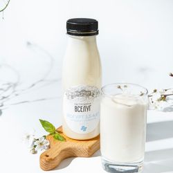 Йогурт питьевой из коровьего молока фермерский (абрикос)