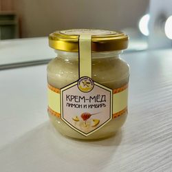 Крем-мёд "Лимон-имбирь" 160 г.