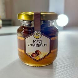 Мёд с фундуком 160 г.