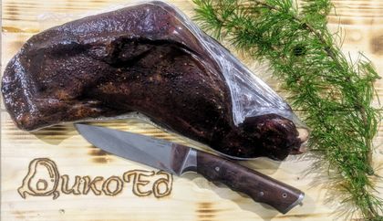 Косуля полукопченая - упаковка 0.4 Кг.
