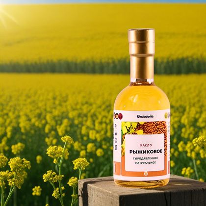 "Белополе" Рыжиковое масло 250 мл на заказ сыродавленное на прессе в бочонке. Прямой холодный отжим