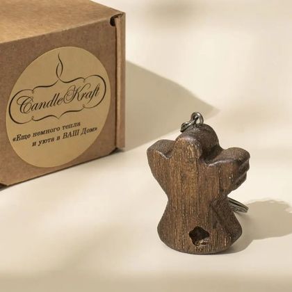 Брелок из натурального дерева Тёмный Ангел Брелок из натурального дерева Тёмный Ангел