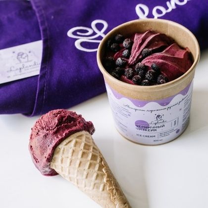 Мороженое ЧЕРНИЧНЫЙ ЧИЗКЕЙК