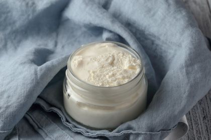 Сметана домашняя в стеклянной таре