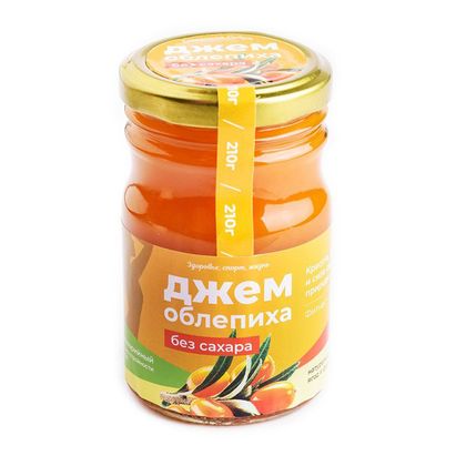 Джем облепиха (без сахара) - упаковка 1 Шт.