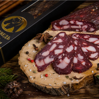 Колбаса из мяса медведя Колбаса из мяса медведя