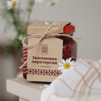 Земляника перетертая с сахаром Земляника перетертая с сахаром