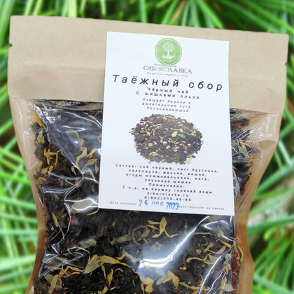 Чай "Таёжный сбор" чёрный, грамм Чай "Таёжный сбор" чёрный, грамм