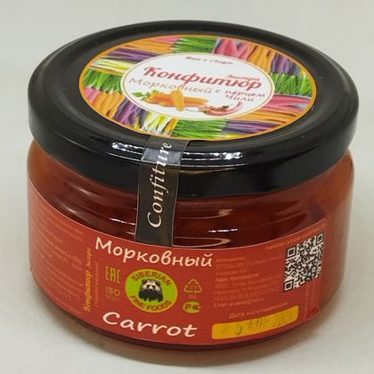 Конфитюр "Морковный" 250 мл.