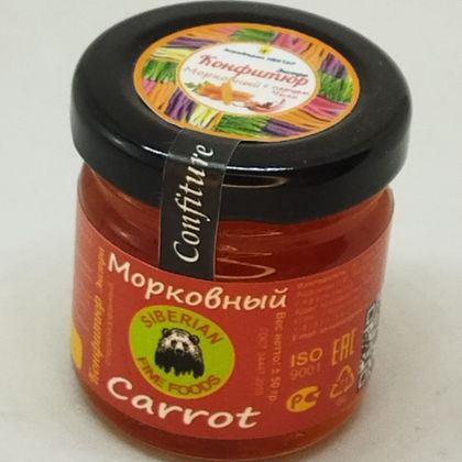Конфитюр "Морковный" 40 мл.