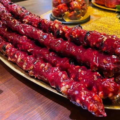 Чурчхела с грецким орехом от "Дом Граната" (без сахара) Чурчхела с грецким орехом от "Дом Граната" (без сахара)