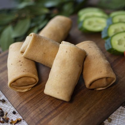 Блинчики с куриным фаршем Блинчики с куриным фаршем