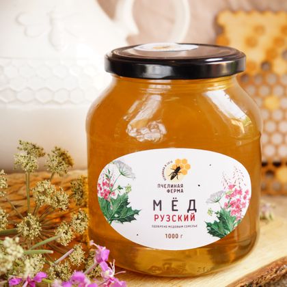 Мёд Цветочный Рузский сезон 2025 1 кг