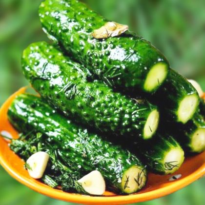 Огурчики малосольные, 1л. (650 грамм) Огурчики малосольные, 1л. (650 грамм)