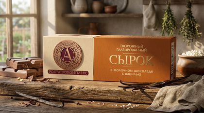 Сырок А. Ростагрокомплекс Молочный шоколад 5% 50 г (Зл)
