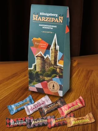 Марципан "Королевский замок" Микс, 135 гр Марципан "Королевский замок" Микс, 135 гр