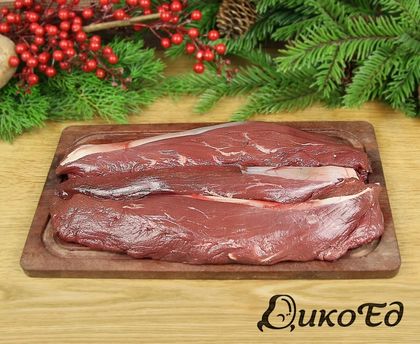 Вырезка северного оленя МПК "Паюта" - упаковка 0.9 Кг.