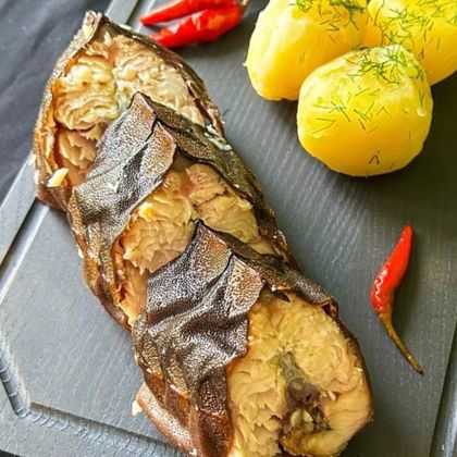 Колушка распашная (осетр горячего копчения) Колушка распашная (осетр горячего копчения)