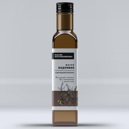 Кедровое сыродавленное масло 250 мл