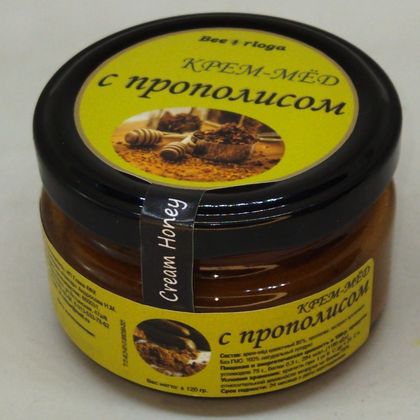 Крем-мёд "с Прополисом" 100 мл
