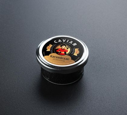 Икра стерляди (Каспийские деликатесы) 50 г - упаковка 1 Шт.