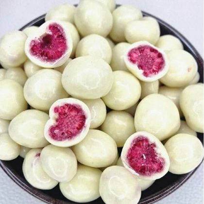 Малина в белом шоколаде