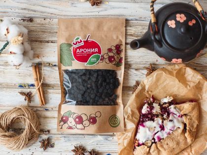 АРОНИЯ (черноплодная рябина) сушёные плоды, 150 гр