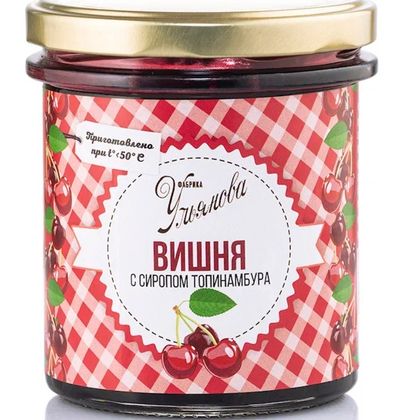 Вишня в сиропе топинамбура