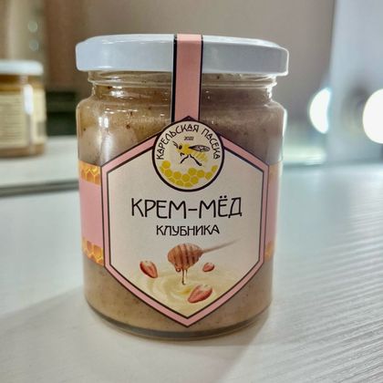 Крем-мёд "Клубника" 350 г.