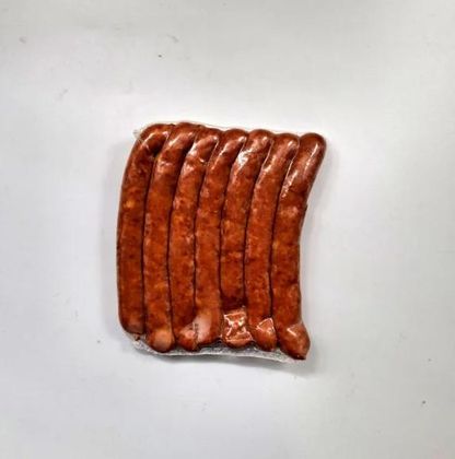 Колбаски охотничьи из кабана полукопченые - упаковка 0.5 Кг.