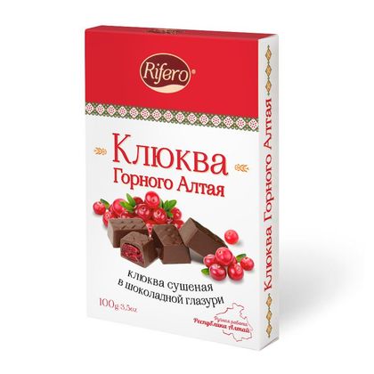 Конфеты Клюква горного Алтая, 100 г