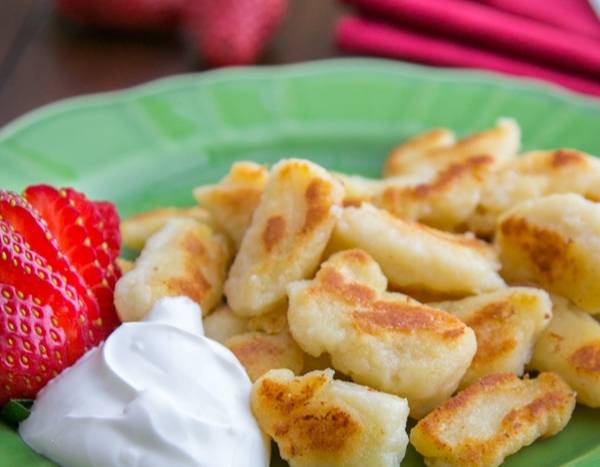 Сырные клецки или ленивые вареники